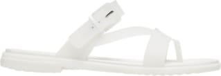 Sandale Crocs Tulum Translucent Toe Post Alb - Oyster - imagine 5